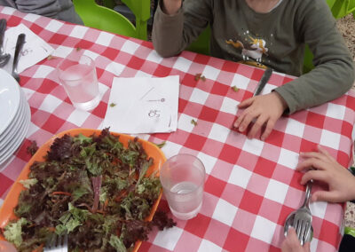 Degustación hortalizas, La Comarcal