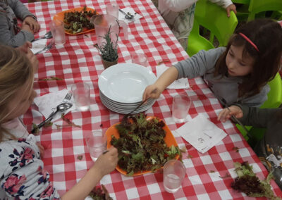 Degustación hortalizas, La Comarcal