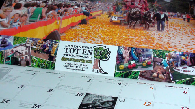 Fallendario, el calendario fallero