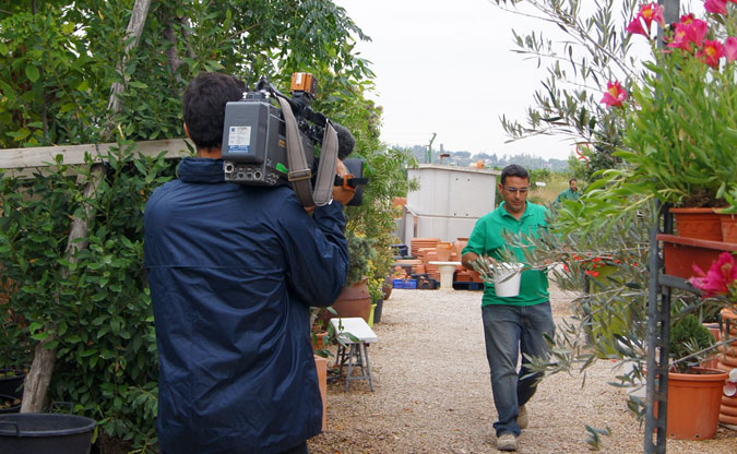 El huerto urbano por televisión
